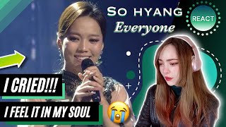 REACTING to SO HYANG - EVERYONE