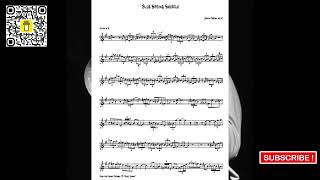 Blue Spring Shuffle  - Kenny Dorham Transcription