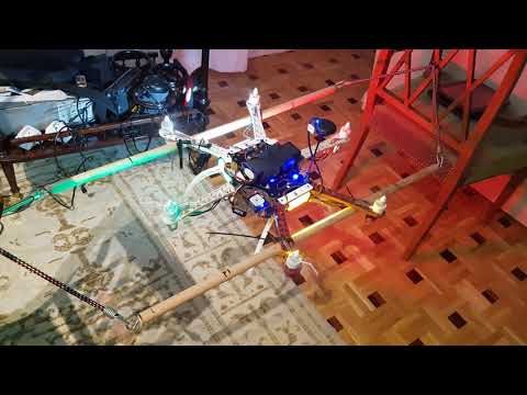 ArduCopter PID's roll pitch home adjustment with broomsticks experimental experiment 4K