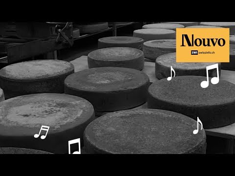 Ageing cheese with music