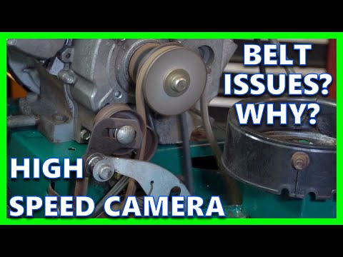 THROWING BELTS? Testing in SLOW MOTION ~ Murray Snow blower- Auger Belt Issue Repair