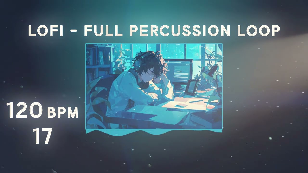 120 BPM Full Percussion Loops 17 [FREE Serpent Lofi Sample Packs] | Royalty Free Loops & Samples