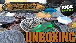 Kickstarter Unboxing: Fantasy Coin (Coins, Gems, Bars)