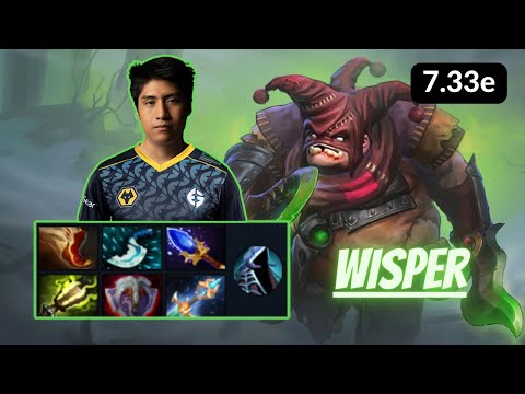 WISPER - PUDGE [OFFLANE][7.33e]