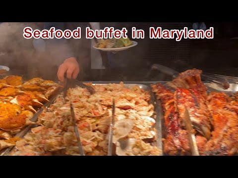 buffet de frutos do mar em Maryland no The GrandE Buffet & Grill