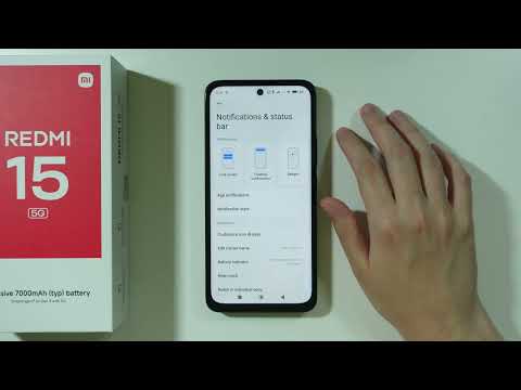 Redmi 15: How to Show/Hide Xiaomi Smart Hub in Control Center