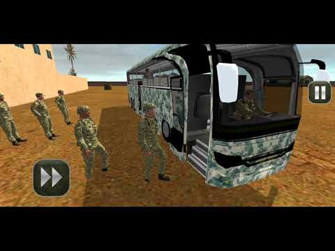 Uphill Offroad Army Bus Driving Simulator - Soldier Transport Games - Android Gameplay