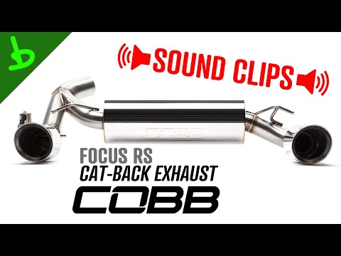 MK3 Focus RS COBB Cat-Back Exhaust *w/SOUND CLIPS*