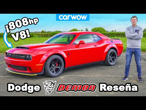 Dodge Demon reseña – ¡0-100km/h, 1/4 de milla, prueba de frenado y DRIFT!