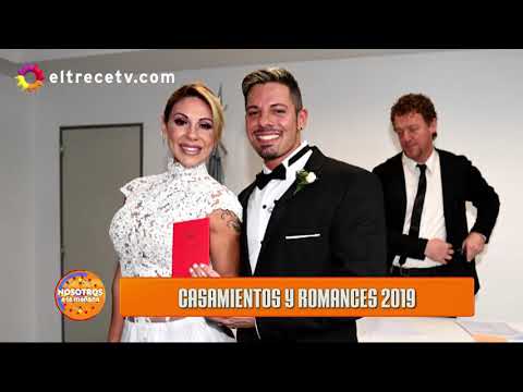 Los casamientos y romances de la farándula que sucedieron en el 2019