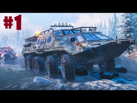 SNOWRUNNER Gameplay Walkthrough Part 1 ( PlayStation 4, Xbox One, PC )