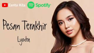 Download lagu Lyodra Pesan Terakhir Satu Jam Full Lirik....mp3