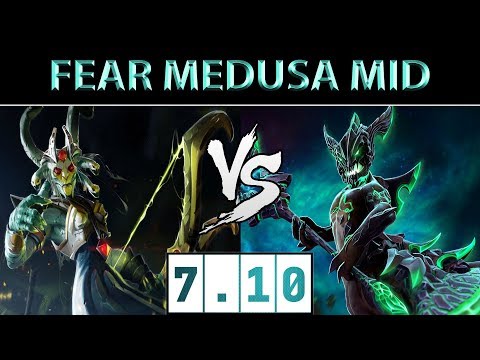 Fear [Medusa] vs [Outworld Devourer] ► Dusa Mid ► Dota 2 7.10
