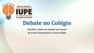 Debate no colégio