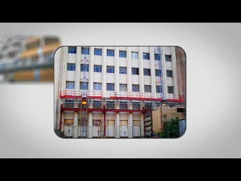 Rack pinion passenger cum material hoist