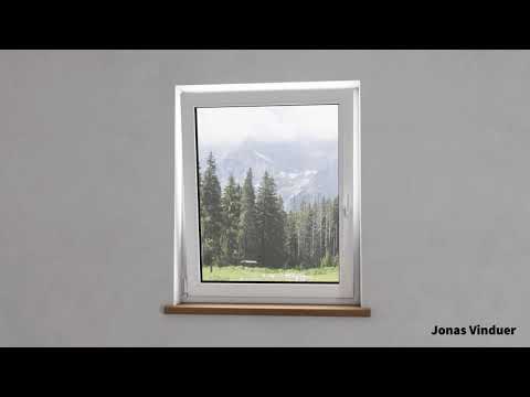 JONAS VINDUER --- PVC 3-way inward opening window with micro-ventilation