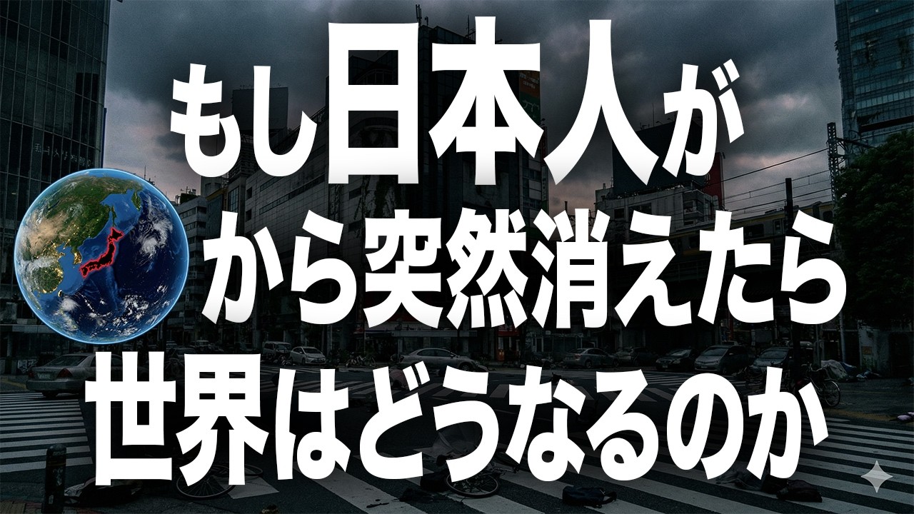 もし日本人が地球からいなくなったら何が起きるのか