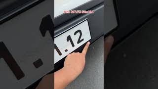 Gắn biển số cho VF3 sao cho đẹp #vf3