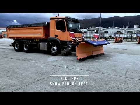 EXTREME TEST of the RPS snow plough protection system in slow motion