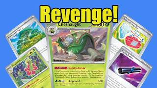 Chesnaught traps and PUNISHES your opponent! Deals damage when attacked - Pokemon TCG