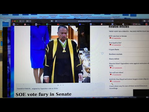 Senator Tavares-Finson burning out opposition for not supporting SOE . Look at his lawyer records