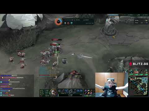 Korean nidalee spear goes through minion on Nemesis