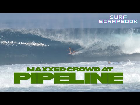 Local Heavies and Challenger Surfers Surf Some of the Most Crowded Pipeline of the Year - 4K 1/28/26