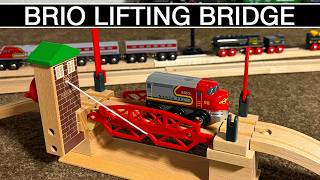 🔴 BRIO LIFTING BRIDGE | BRIO 33757 | REVIEW OF TOY TRAIN FOR KIDS | WOODEN RAILROADS WOOD RAILWAYS