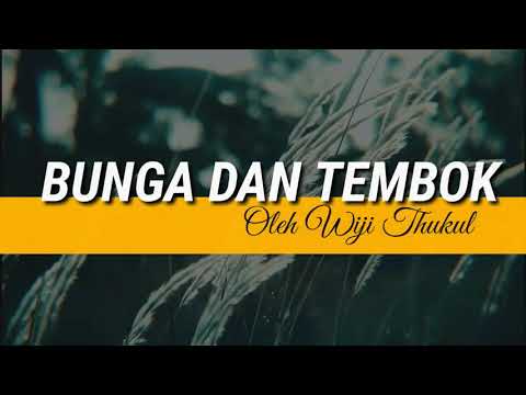 Puisi Wiji Thukul | BUNGA DAN TEMBOK