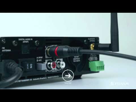 Amplificador estéreo RD80 da Frahm