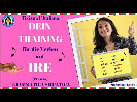 Einfache, italienische Verben, die Du ungedingt kennen sollst. Dritte Konjugation: -IRE.