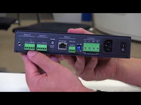 Slide 3 - Kramer - PA-120Z - 120W power amplifier (video)