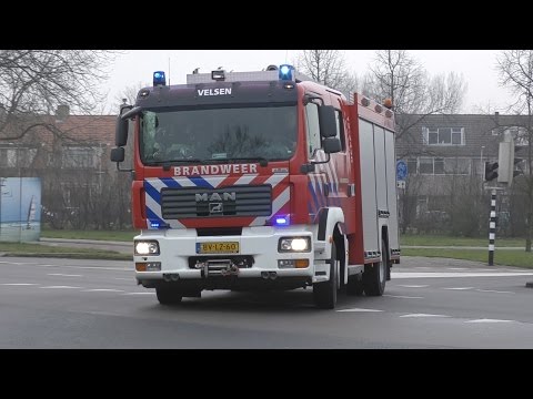 PRIO 1 TS 12-2430 Brandweer Velsen met Spoed naar OMS in Spaarndam