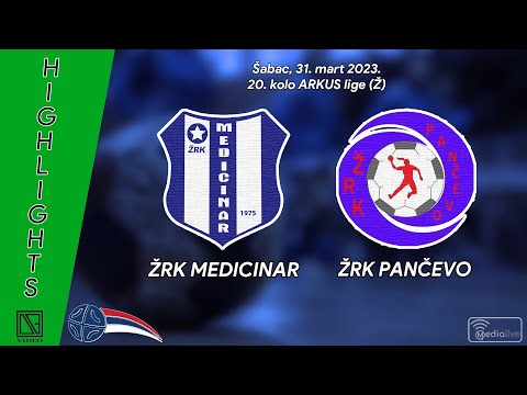 ŽRK MEDICINAR Šabac - ŽRK PANČEVO Pančevo (Highlights) [31.03.2023.]