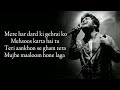 Saanson Ko LYRICS Arijit Singh I Moral Arijit