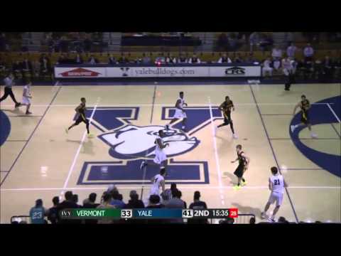 Highlights: Yale Men's Basketball Beats Vermont 72-54