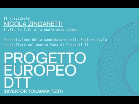 Università Tor Vergata - Progetto Europeo DDT (Divertor Tokamak test)
