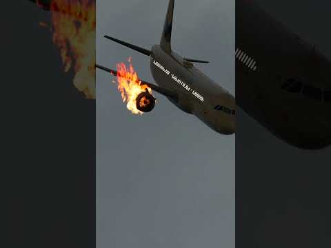 Die Vögel attackieren das Flugzeug..