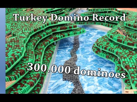 Turkish Domino Record 2016 - 300.000 dominoes