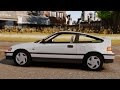 Honda CRX 1991 для GTA 5 видео 3