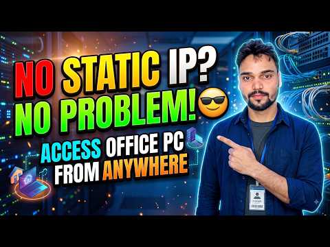 No Static IP? No Problem! 😎 Access Office PC from Anywhere
