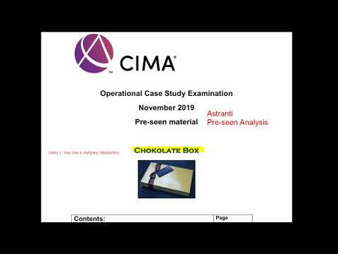OCS November 2019 - Chokolate Box - Pre-seen Analysis