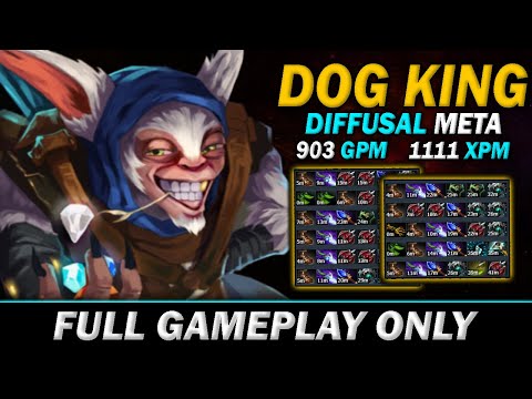 DOG KING SPAMMING DIFFUSAL BLADE, NO ONE CAN STOP HIM! 1111XPM 903 GPM - Full Gameplay Meepo #424