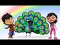 Nach Re Mor Pankh Faila Ke | 3D Rhymes In Hindi | नाच रे मोर | Kids Channel India | Hindi Rhyme