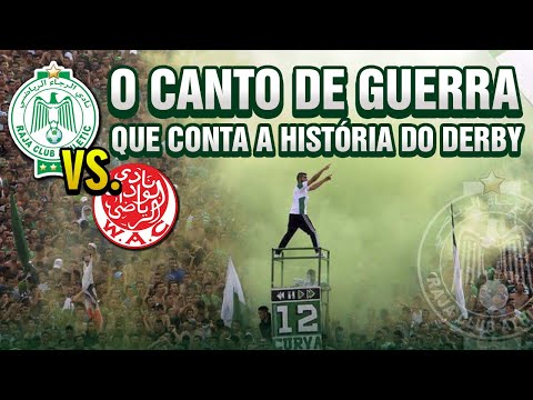 O INCRÍVEL CANTO DE GU3RRA DA TORCIDA DO RAJA CASABLANCA | Rassi Marfou3 (Legendado [PT/BR])