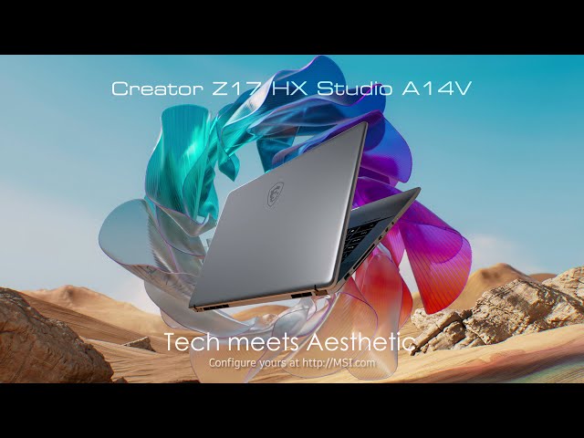 MSI Creator Z17 HX Studio A14VFT-277ES Intel Core i9-14900HX/32GB/1TB SSD/RTX 4060/17" Touch video