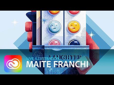 Live Illustration with Maite Franchi - DAY 2/3 | Adobe Creative Cloud