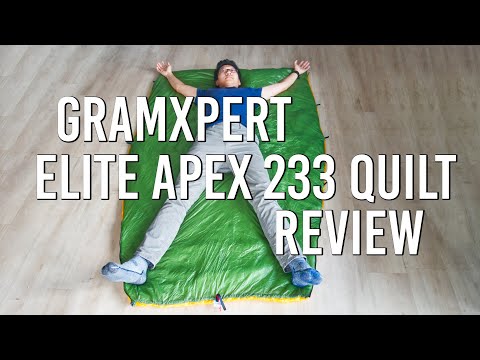 GramXpert eLite Ultralight Quilt Review - Why I Switched to an APEX 233 Synthetic Quilt