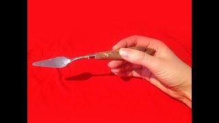 Hvordan bruke en palettkniv?