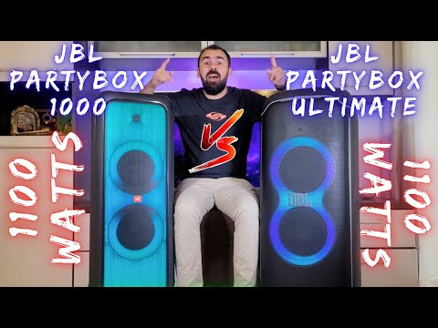 JBL Partybox Ultimate VS JBL Partybox 1000 Bass Test